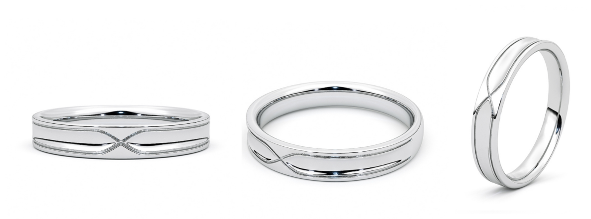 ALUXE 亞立詩 Eternal Waves 男戒 （RBDL005 18K），NT$33,800